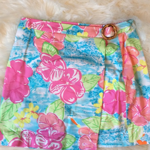 Lilly Pulitzer Dresses & Skirts - Vintage Lily Pulitzer wrap skirt!